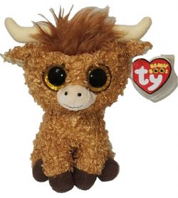 PELUCHE TY BEANIE BOOS - ALFIE VACHE DES HIGHLANDS PETIT 6